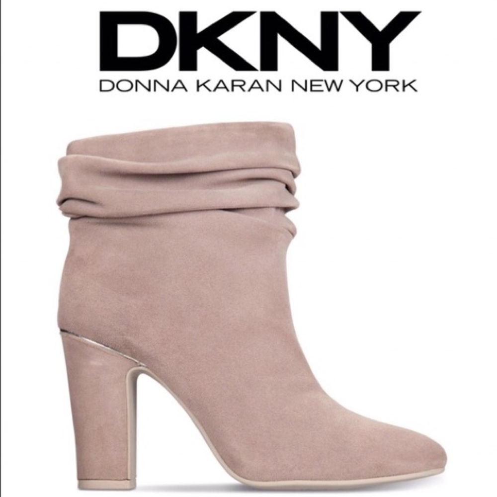 DKNY Suede Taupe Boots